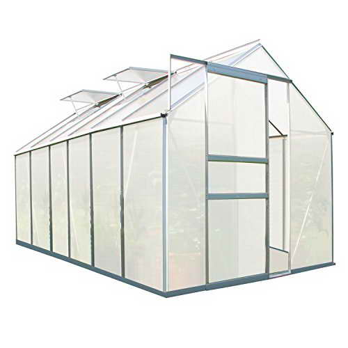 Zelsius Gewächshaus Alu Treibhaus für Garten 7,2m²