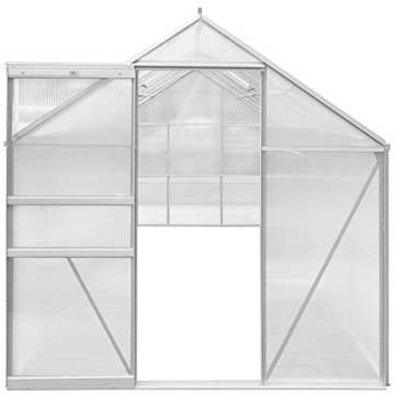 Aluminium Gewächshaus 15,93 m³ Treibhaus Gartenhaus Frühbeet Pflanzenhaus Aufzucht - 