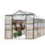 Outsunny® Alu Gewächshaus Treibhaus Frühbeet Tomatengewächshaus 6,25 m² - 9,28 m², 4 Größen 2 Typen NEU (S ohne Stahlfundament) -