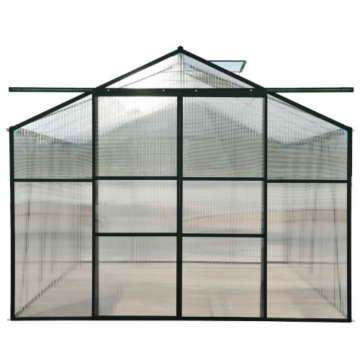Outsunny® Alu Gewächshaus Treibhaus Frühbeet Tomatengewächshaus 6,25 m² - 9,28 m², 4 Größen 2 Typen NEU (M ohne Stahlfundament) - 