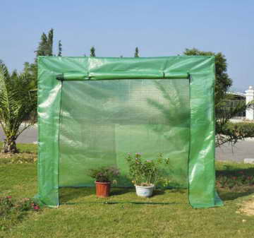 Outsunny Gewächs-/Treib-/Tomatenhaus Frühbeet 200 x 77 x 169 cm, grün - 