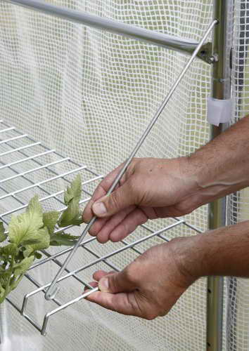 Bio Green PTF 100 Patioflora Tomatenhaus 220 x 100 x 80 cm für Terasse und Garten, 4 Jahreszeiten - 