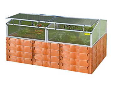 Juwel 20343 Thermo-Frühbeet, 190 x 120 x 40 / 30 cm -