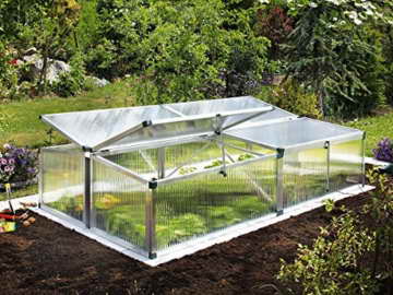 Beckmann FT4 Frühbeet Typ Allgäu Modell 4 Größe 2 mit 16 mm Polycarbonat Stegdreifachplatten - 