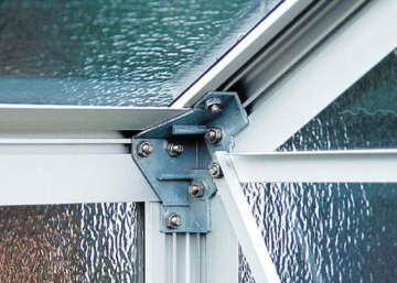 Beckmann Gewächshaus Typ Allgäu Modell S80 256x319 cm - 