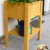 Habau 2853 Hochbeet Kompakt mit Ablage, gelb - 
