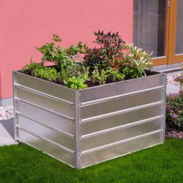 Metall-Hochbeet 107 x 87 x 74 cm -