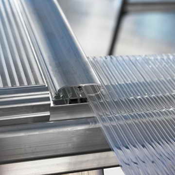 Anlehngewächshaus Interline 8x4' - 