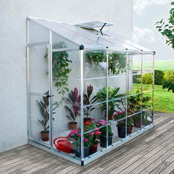 Anlehngewächshaus Interline 8x4' -