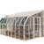 RION Kunststoff Anlehngewächshaus / Wintergarten "Sun Room 48" (508 x 258 x 266cm (TxBxH) + Dachfenster -
