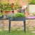 Herstera Garden Hochbeet, Gartenbeet & Minibeet Anthrazit // 95x35x80 cm (BxTxH) // Balkonhochbeet und Anzuchtbeet - 