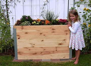 PROMADINO Hochbeet KEMPTEN Blumenkasten 124 x 58 x 76cm Beet 380/64 Pflanzkasten -