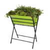 VegTrug Poppy Hochbeet, Pflanztasche aus Filz, Limettengrün / Schwarz, POPKT009LG -