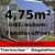 4,75m² ALU Aluminium Gewächshaus Glashaus Tomatenhaus, 6mm Hohlkammerstegplatten - (Platten MADE IN AUSTRIA/EU) inkl. Fenster mit autom. Fensteröffner von AS-S - 